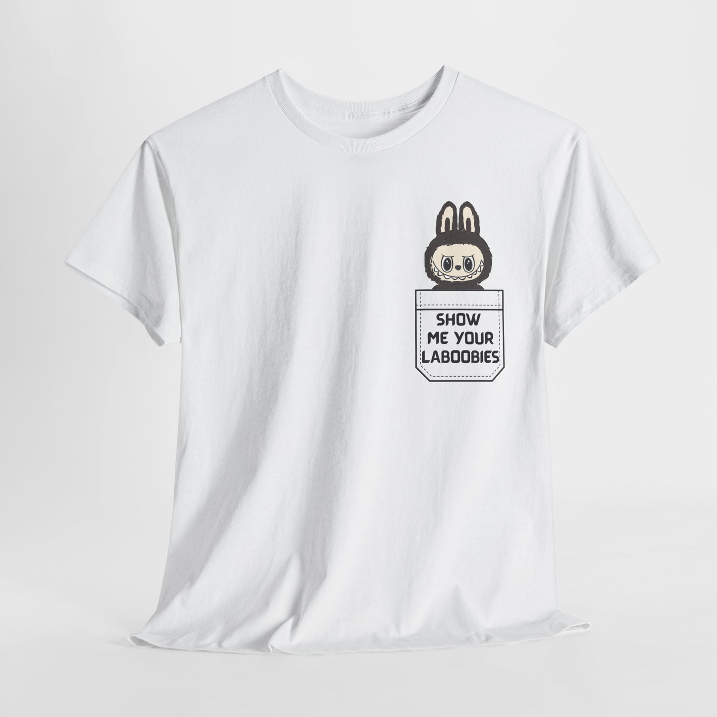 Playful Unisex Tee - Show Me Your Labooty, Funny Graphic Shirt, Casual Wear, Gift for Friends, Humor Apparel