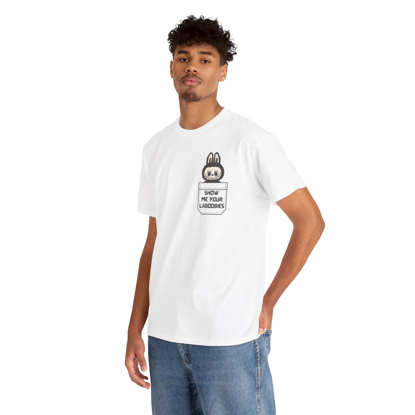 Playful Unisex Tee - Show Me Your Labooty, Funny Graphic Shirt, Casual Wear, Gift for Friends, Humor Apparel