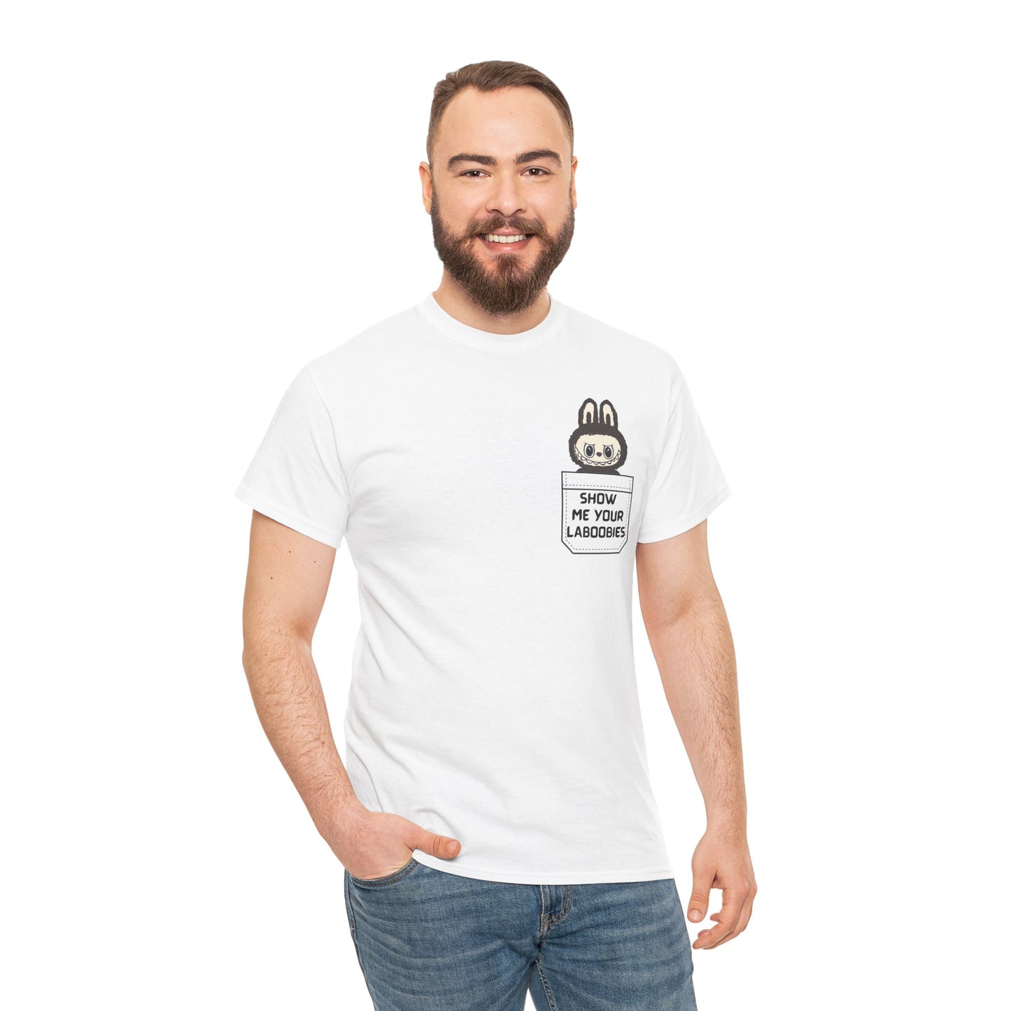 Playful Unisex Tee - Show Me Your Labooty, Funny Graphic Shirt, Casual Wear, Gift for Friends, Humor Apparel