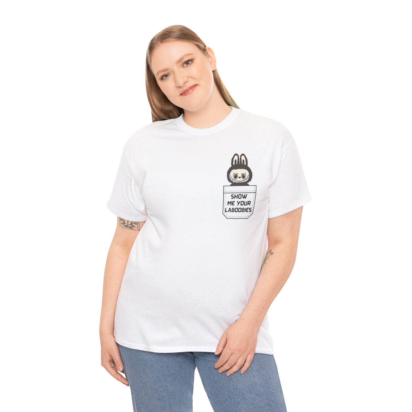Playful Unisex Tee - Show Me Your Labooty, Funny Graphic Shirt, Casual Wear, Gift for Friends, Humor Apparel